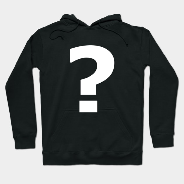 Question Mark Inquiry Design Hoodie by teesbyfifi